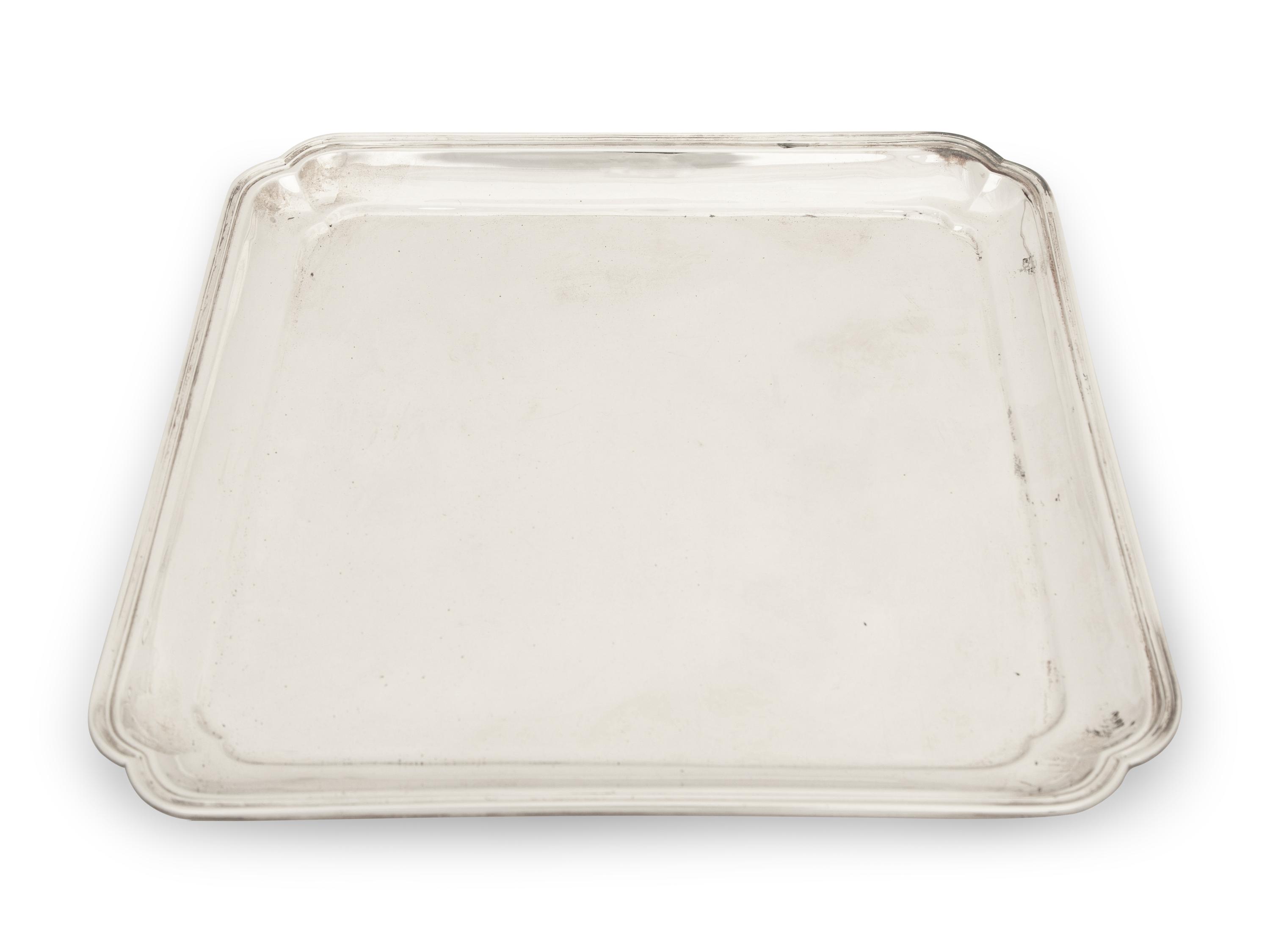 A Cartier Silver Tray