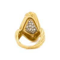 BICOLOR GOLD AND DIAMOND RING
