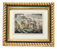 Three English Handcolored Engravings 7 x 9 7/8 inches. — 19TH CENTURY