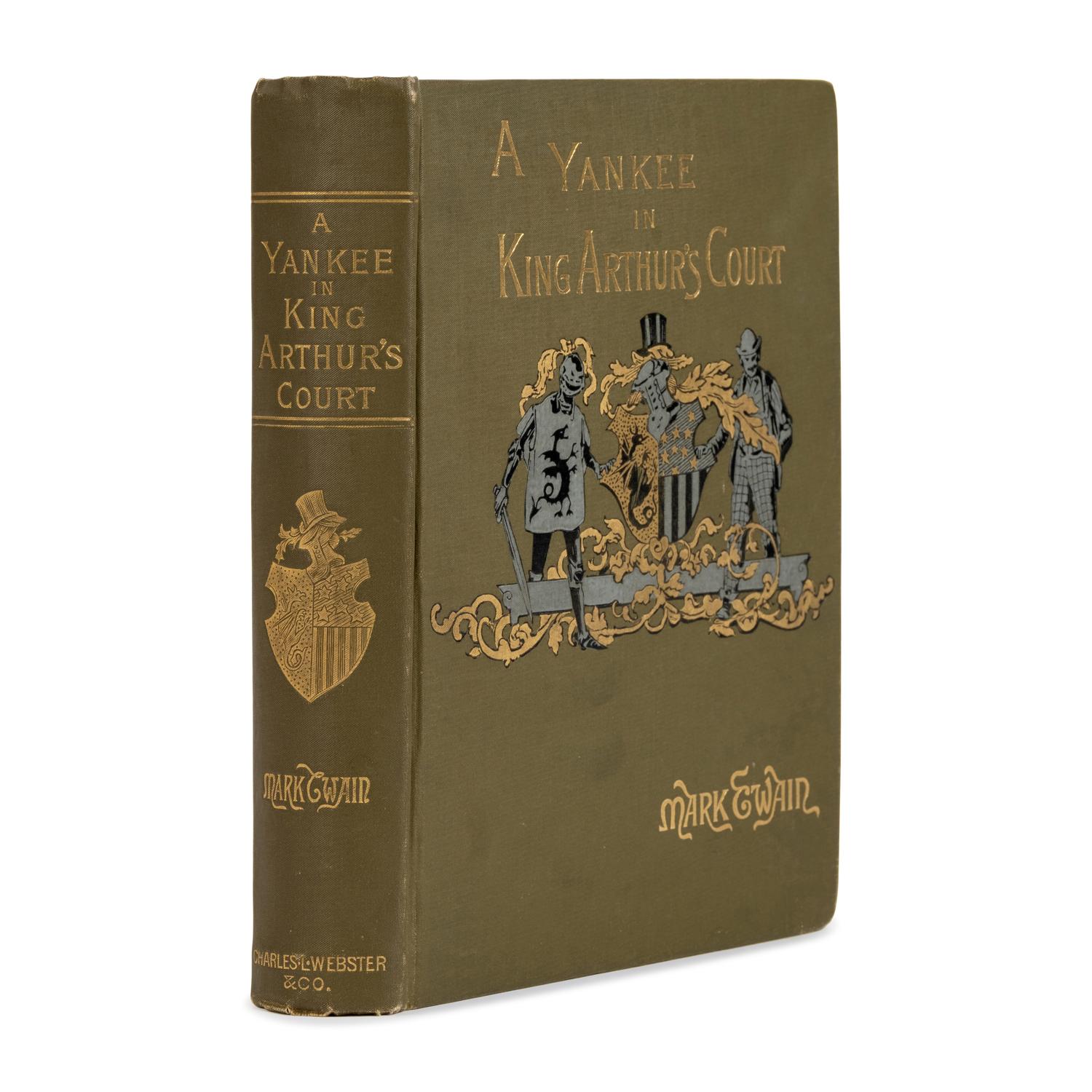 Clemens, Samuel ("Mark Twain") (1835-1910). A Connecticut Yankee in King Arthur's Court . New York: Charles L. Webster & Company, 1889.