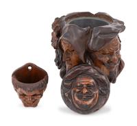 A Swiss Black Forest Carved Tobacco Humidor