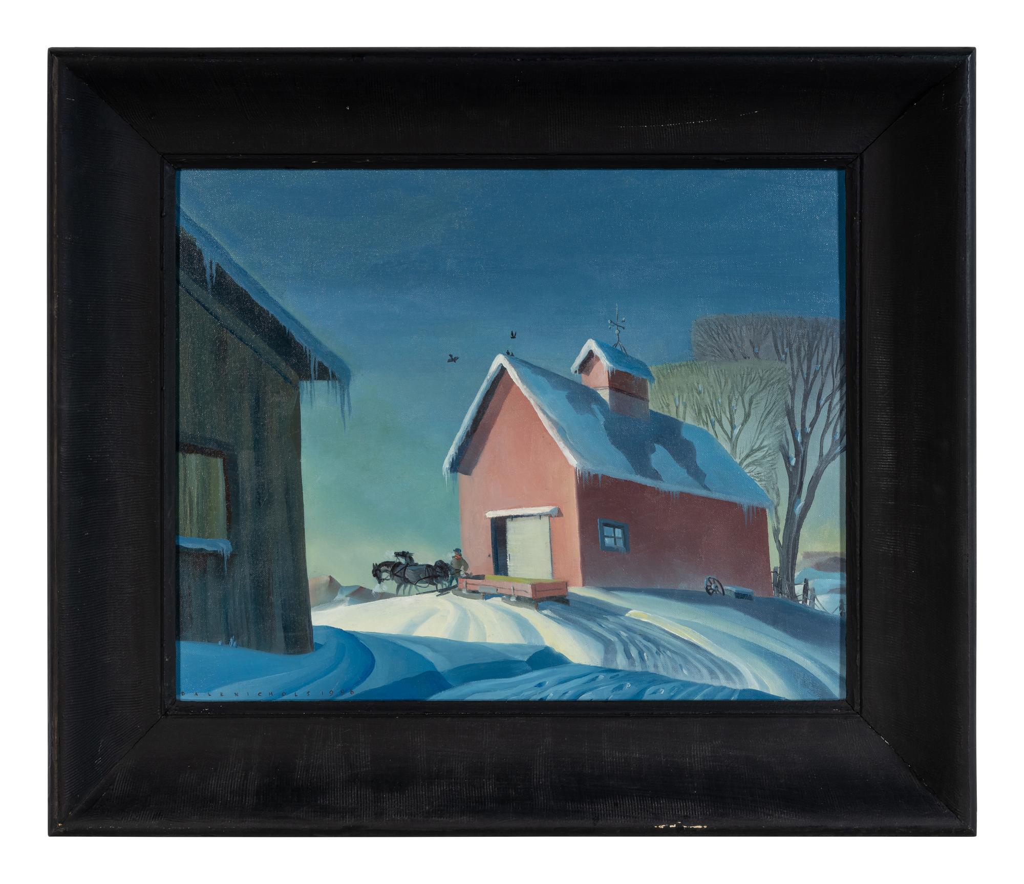 Farm in Winter , 1956