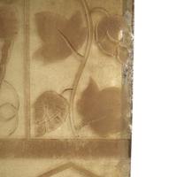 An Art Deco Etched Glass Panel 36" W x .5" D x 32" H — France, Circa 1920