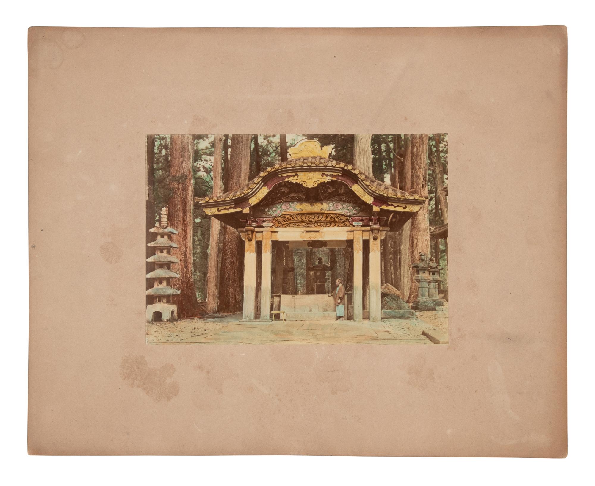 Six Japanese Hand Tinted Photographs