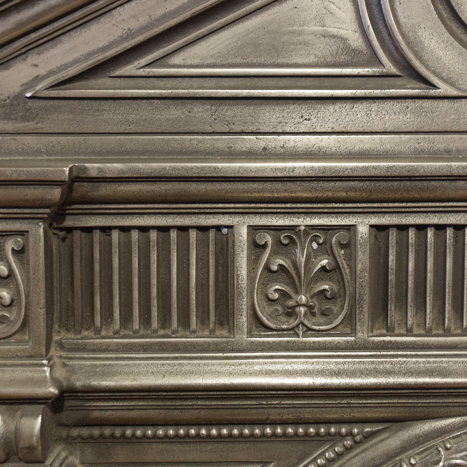 A Cast Iron Overmantel 52" W x 2.5" D x 43.5" H — England, Circa 1880