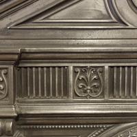 A Cast Iron Overmantel 52" W x 2.5" D x 43.5" H — England, Circa 1880