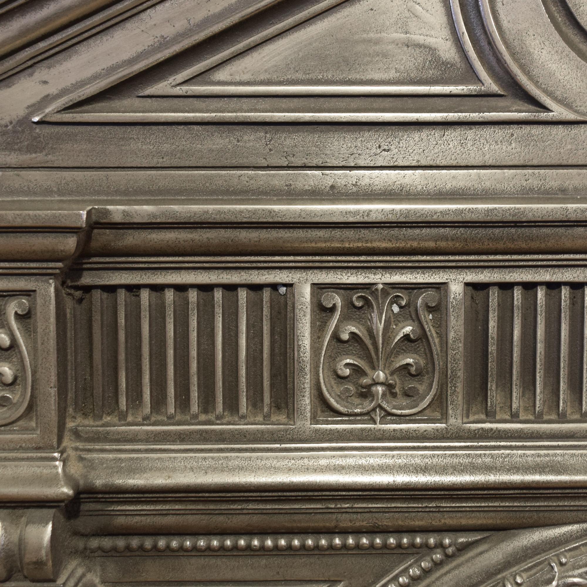 A Cast Iron Overmantel 52" W x 2.5" D x 43.5" H — England, Circa 1880