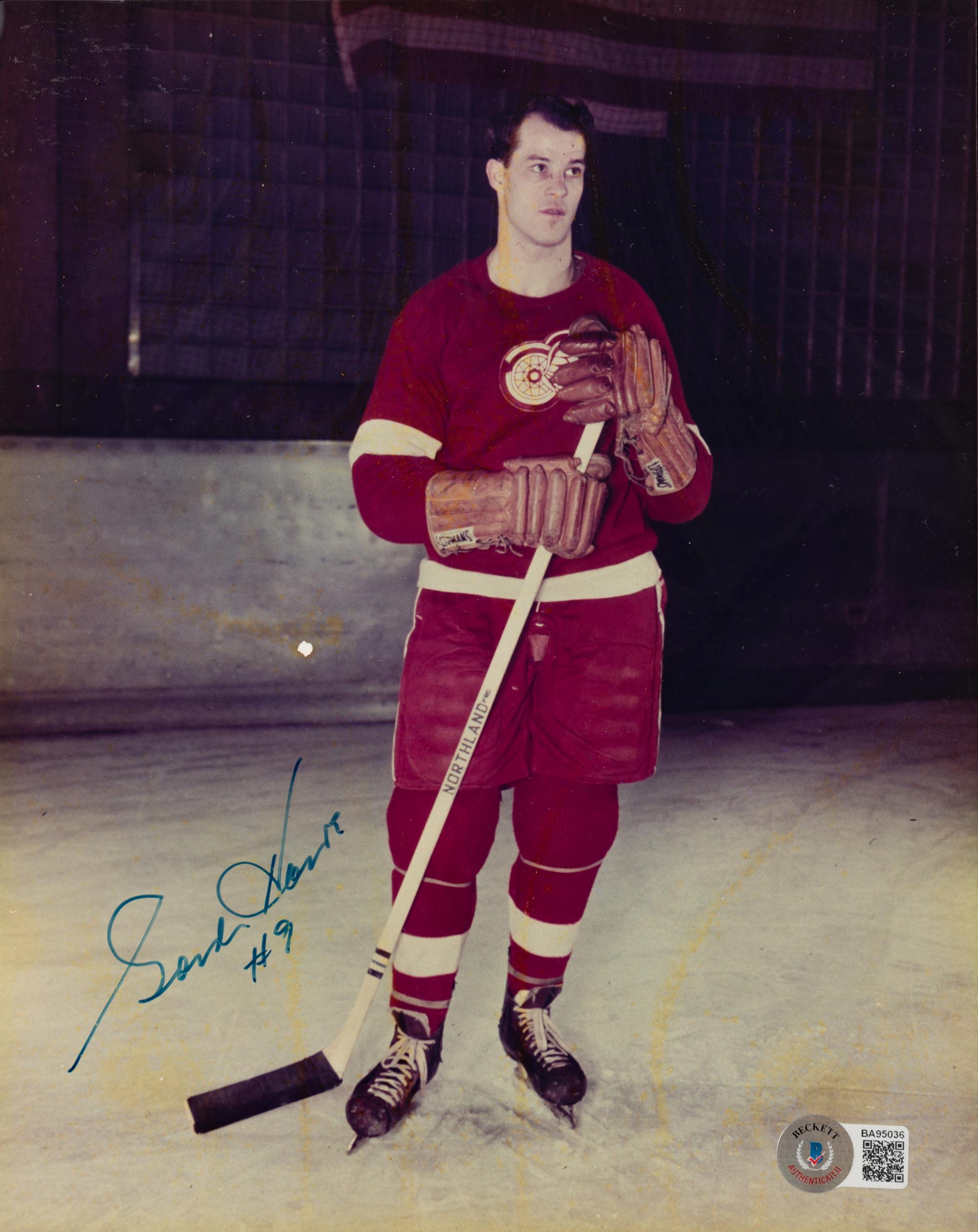 A Group of Hockey Hall of Fame Signed Autograph Items Including Gordie Howe (BAS Beckett Authentication Services Certified),