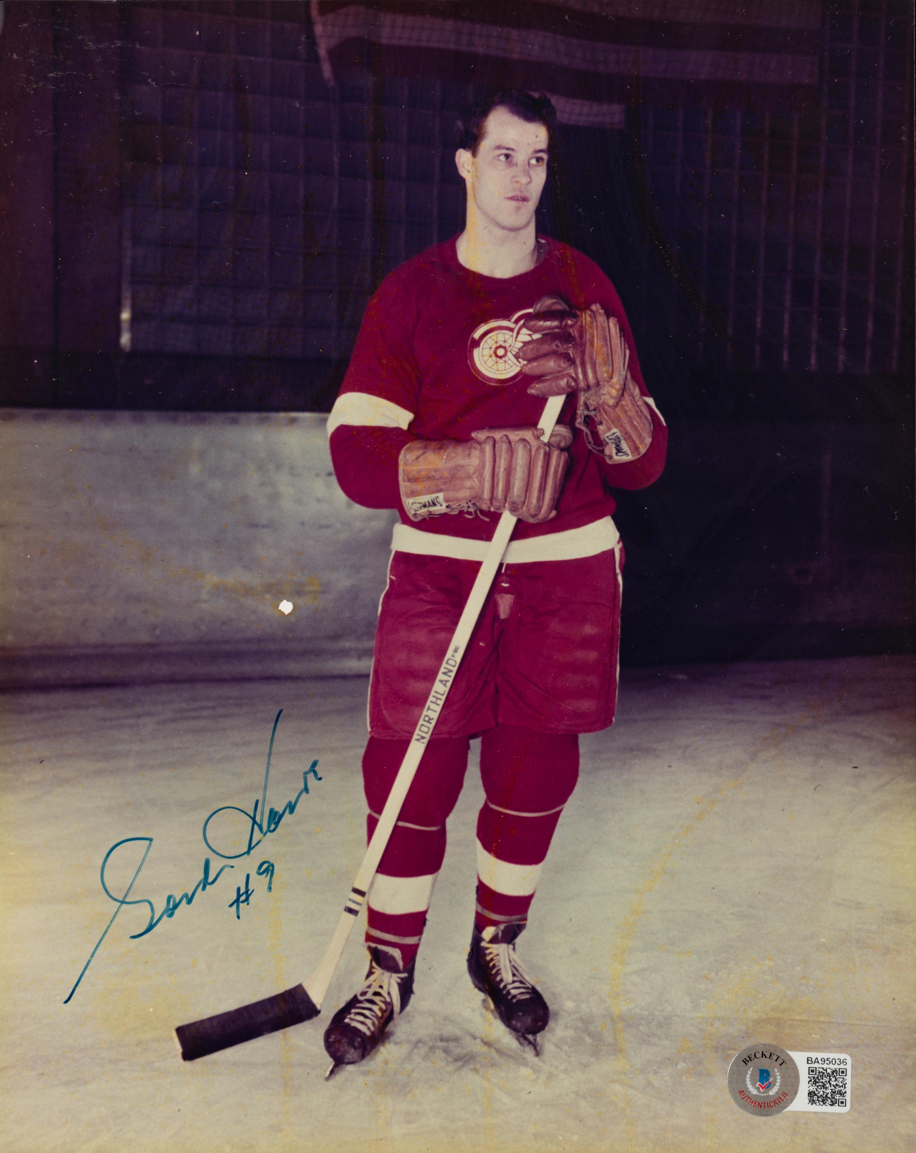 A Group of Hockey Hall of Fame Signed Autograph Items Including Gordie Howe (BAS Beckett Authentication Services Certified),