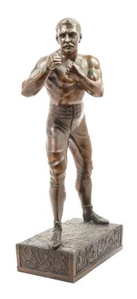 A Continental Cast Metal Figure Height 25 3/4 inches. — AFTER ARTHUR WAAGEN (GERMAN, 1833-1898)
