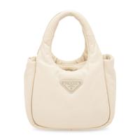 PRADA, SMALL PADDED LEATHER TOTE