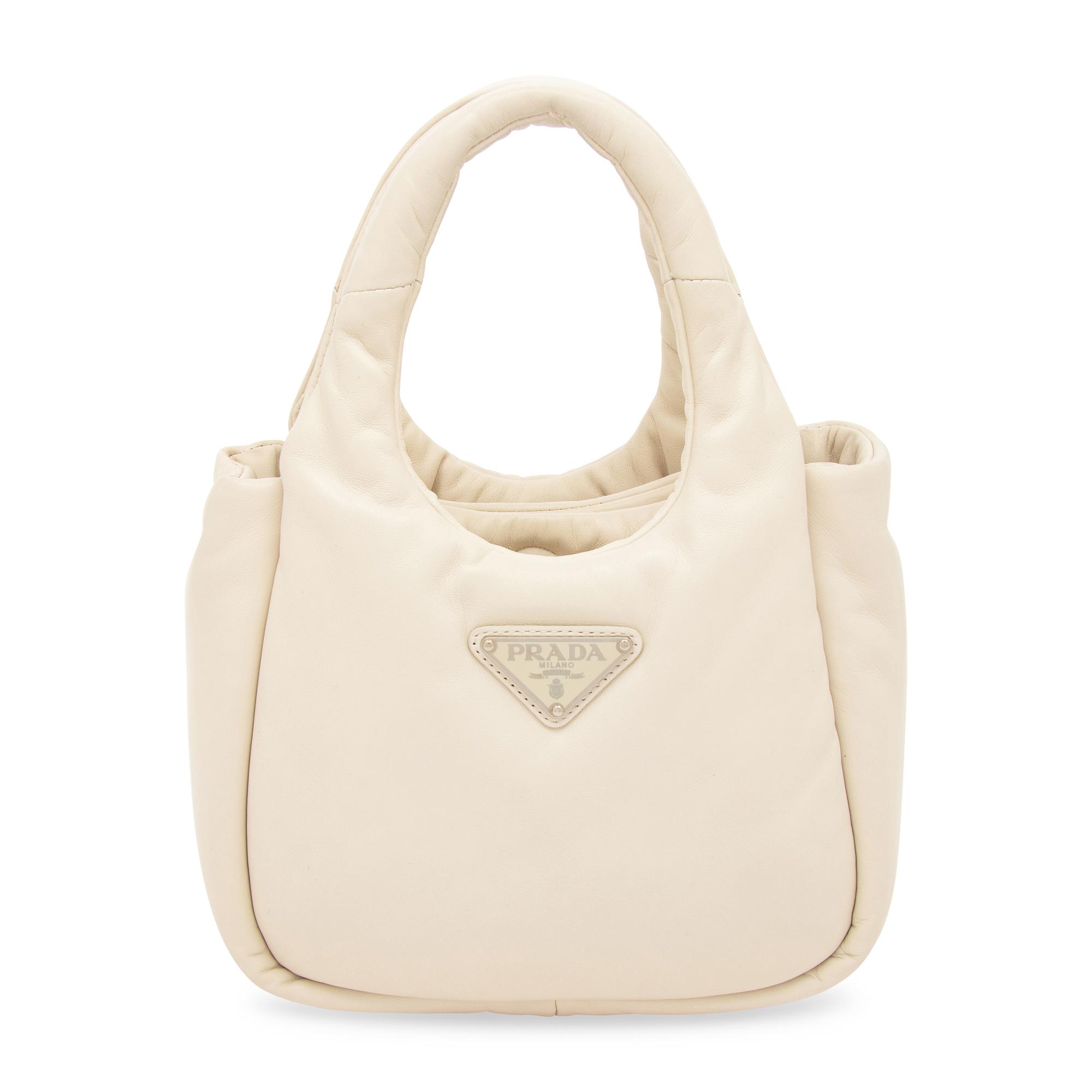 PRADA, SMALL PADDED LEATHER TOTE