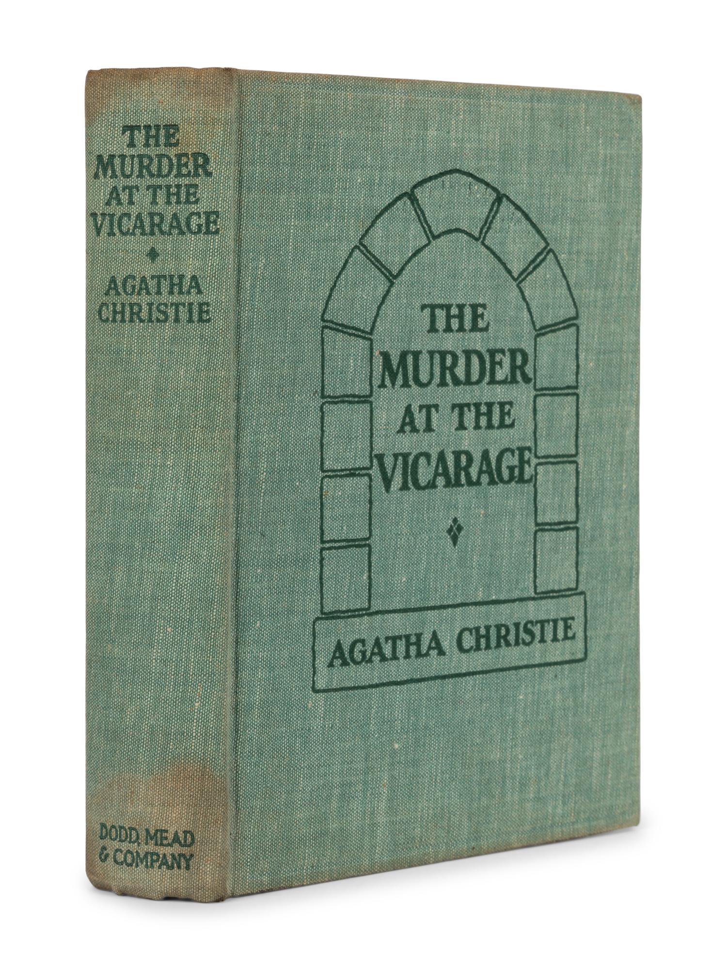 CHRISTIE, Agatha (1891-1976). The Murder at the Vicarage . New York: Dodd, Mead & Company, 1930.