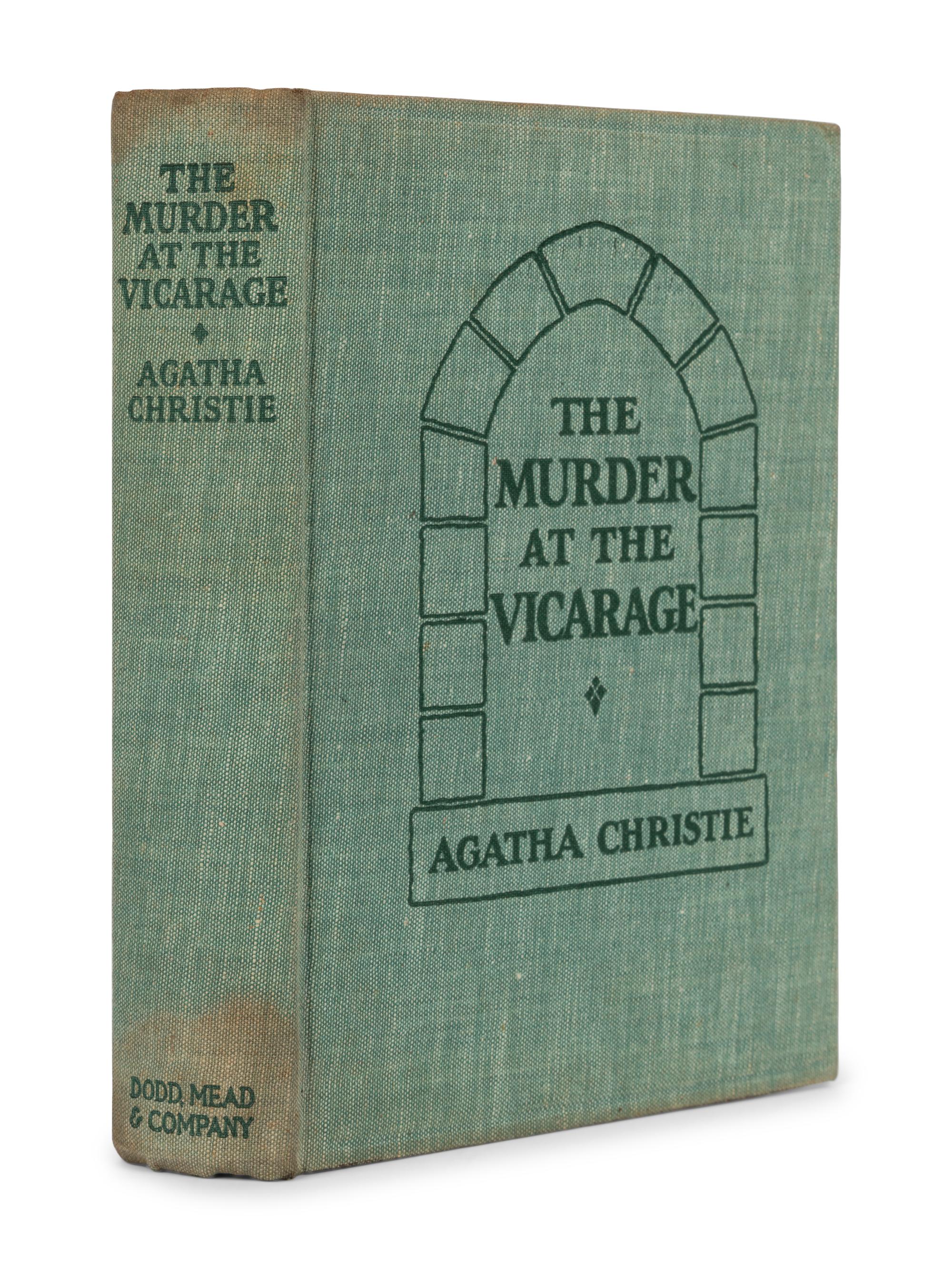 CHRISTIE, Agatha (1891-1976). The Murder at the Vicarage . New York: Dodd, Mead & Company, 1930.