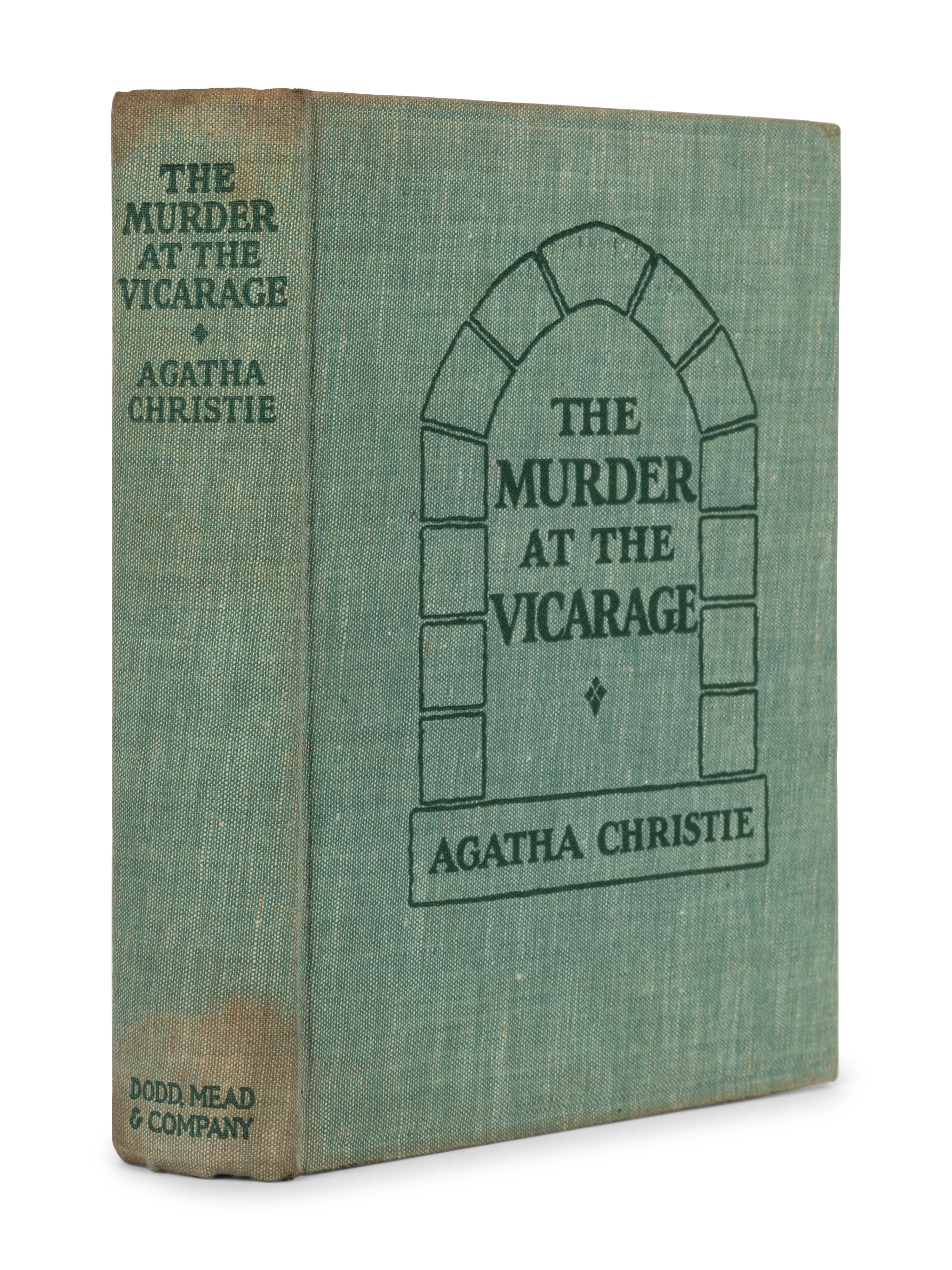 CHRISTIE, Agatha (1891-1976). The Murder at the Vicarage . New York: Dodd, Mead & Company, 1930.