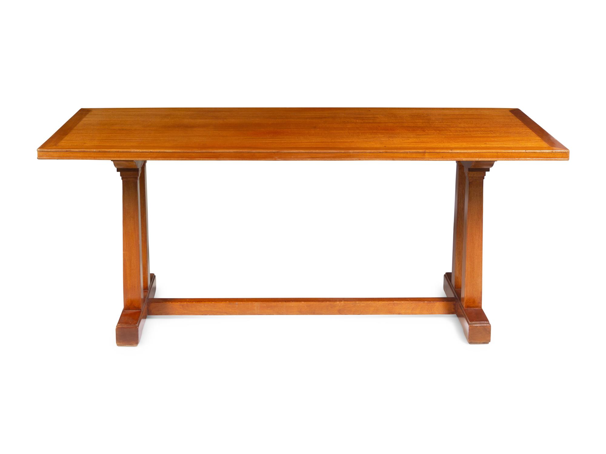 Trestle Dining Table, c. 1930