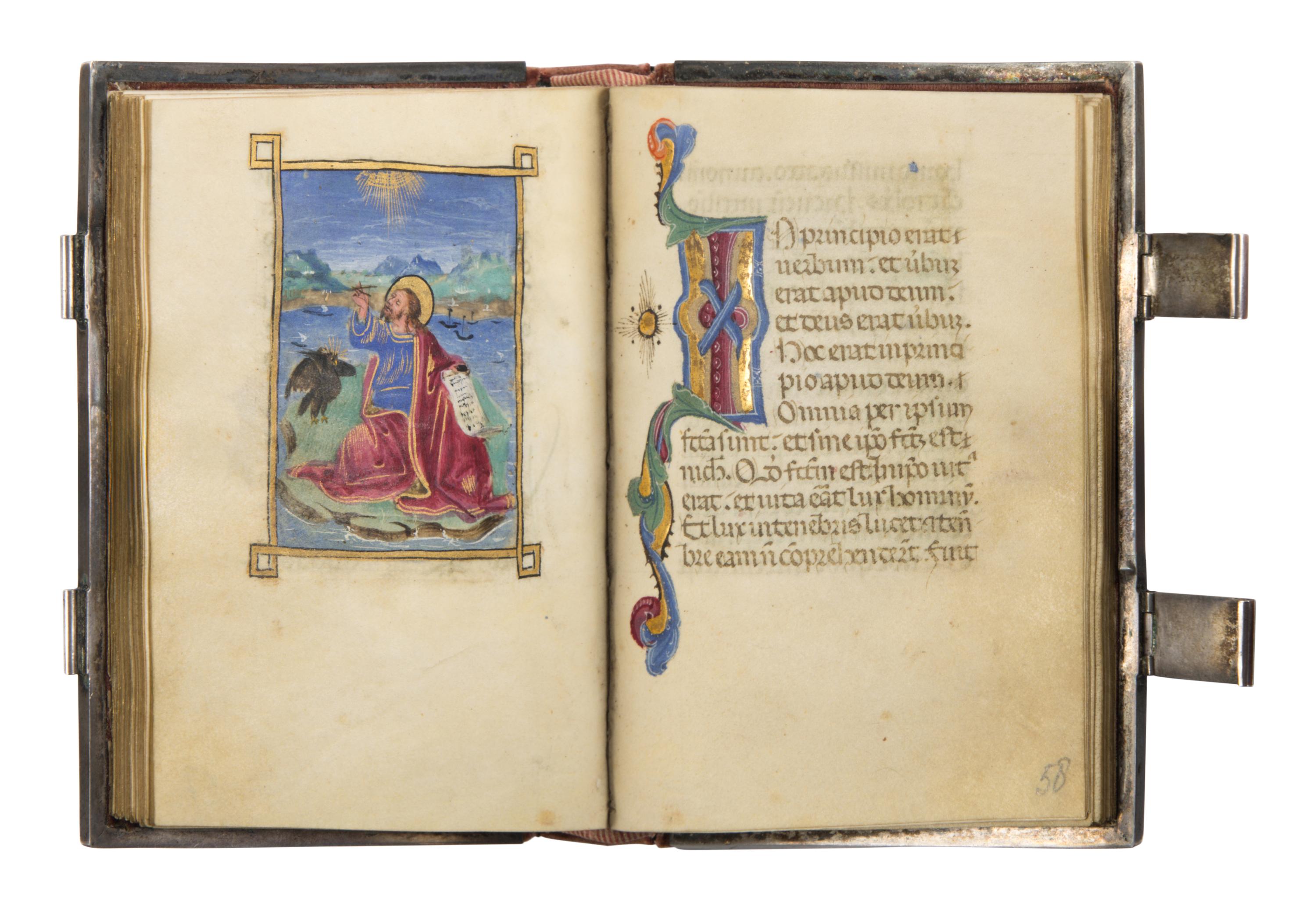 MASTER OF ISABELLA DI CHIAROMONTE (Naples, active 1455-1469) and NETHERLANDISH ILLUMINATOR (?) Book of Hours (fragment), in Latin and Catalan, illuminated manuscript on parchment [Italy, Naples, c. 1460]