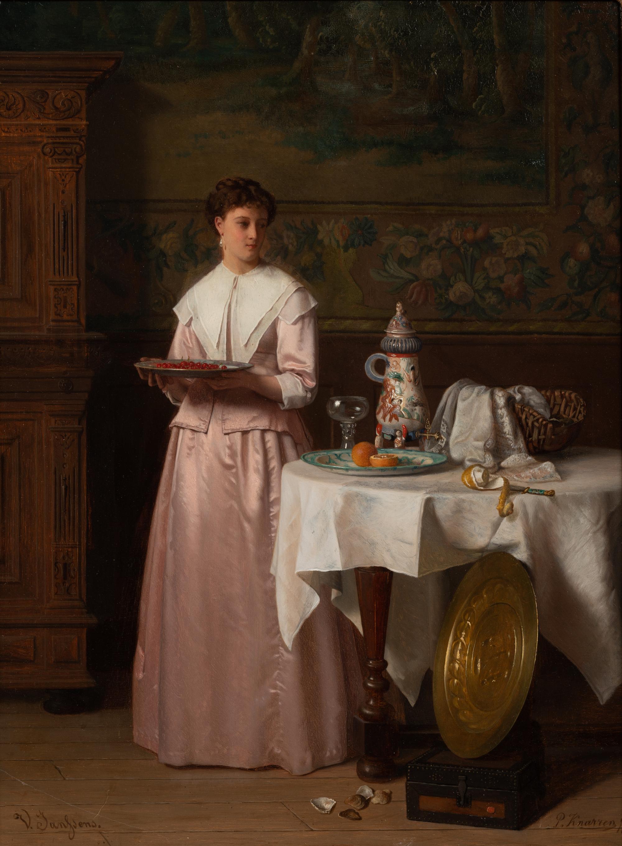 Woman in Sumptuous Interior