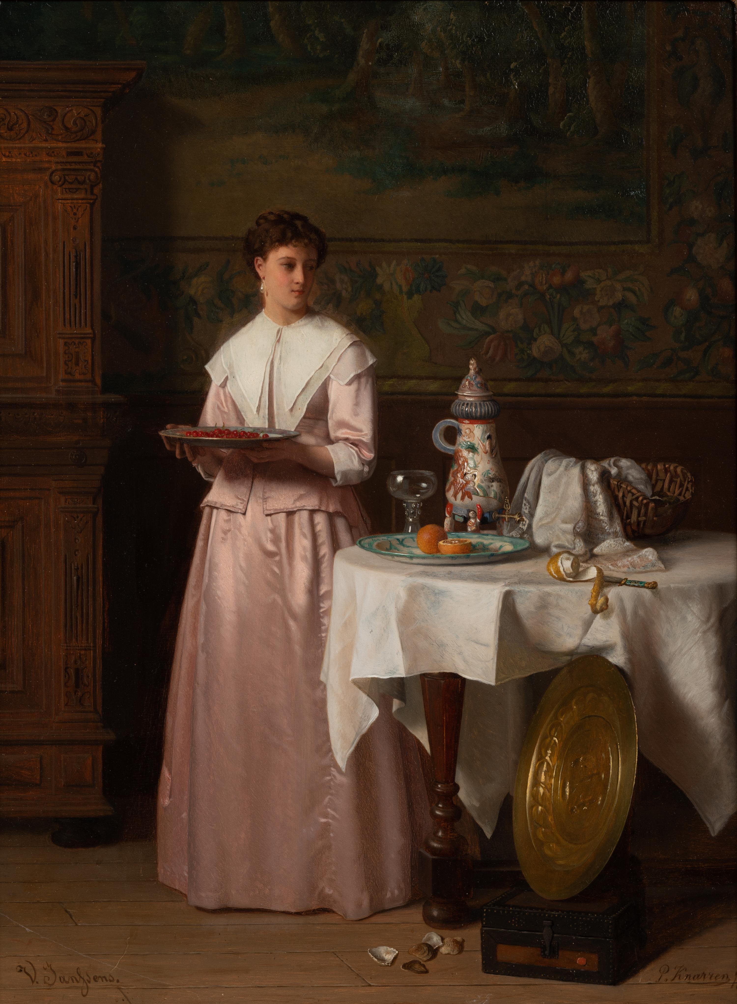 Woman in Sumptuous Interior