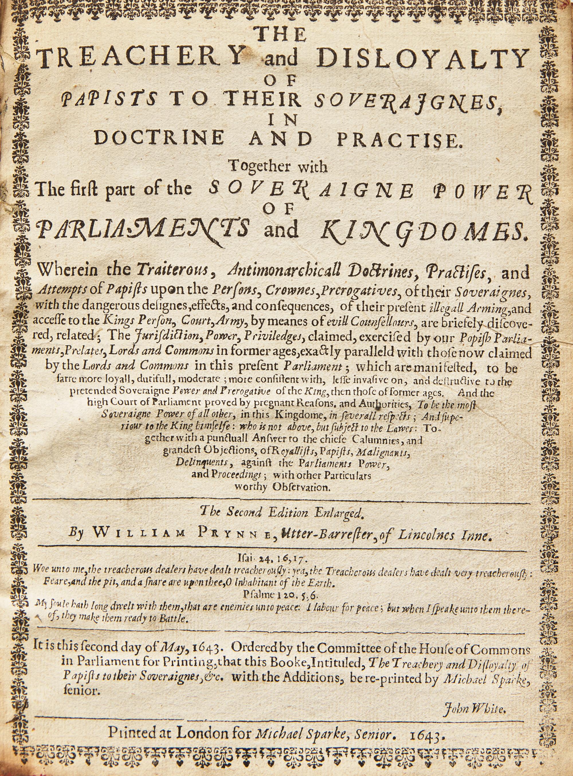 [British Isles] Group of 6 17th-Century Titles