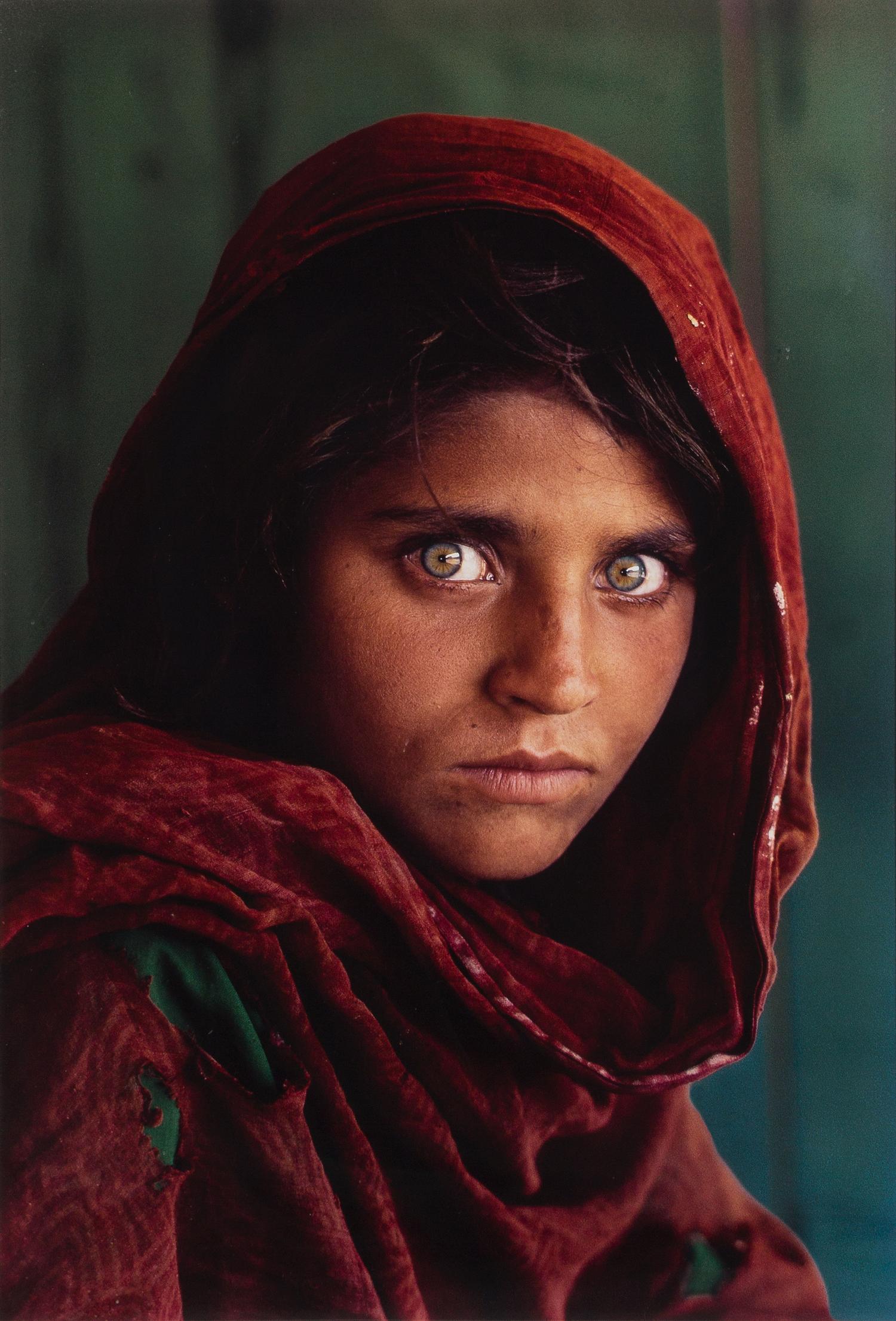 Steve McCurry, (American, b. 1950), Afghan Girl, Sharbat Gula, Peshawar, Pakistan, 1984