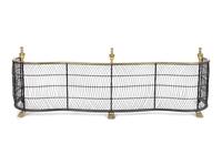 A Regency Brass and Iron Wirework Fire Fender — 19TH CENTURY