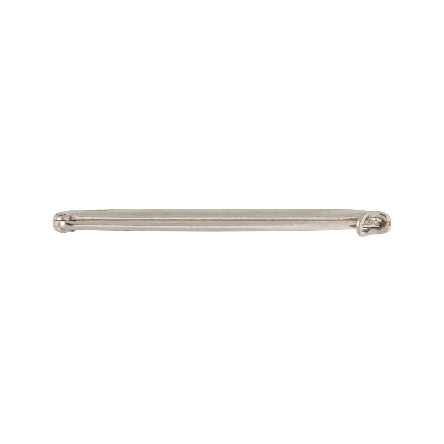 CARTIER, PLATINUM AND DIAMOND BAR PIN