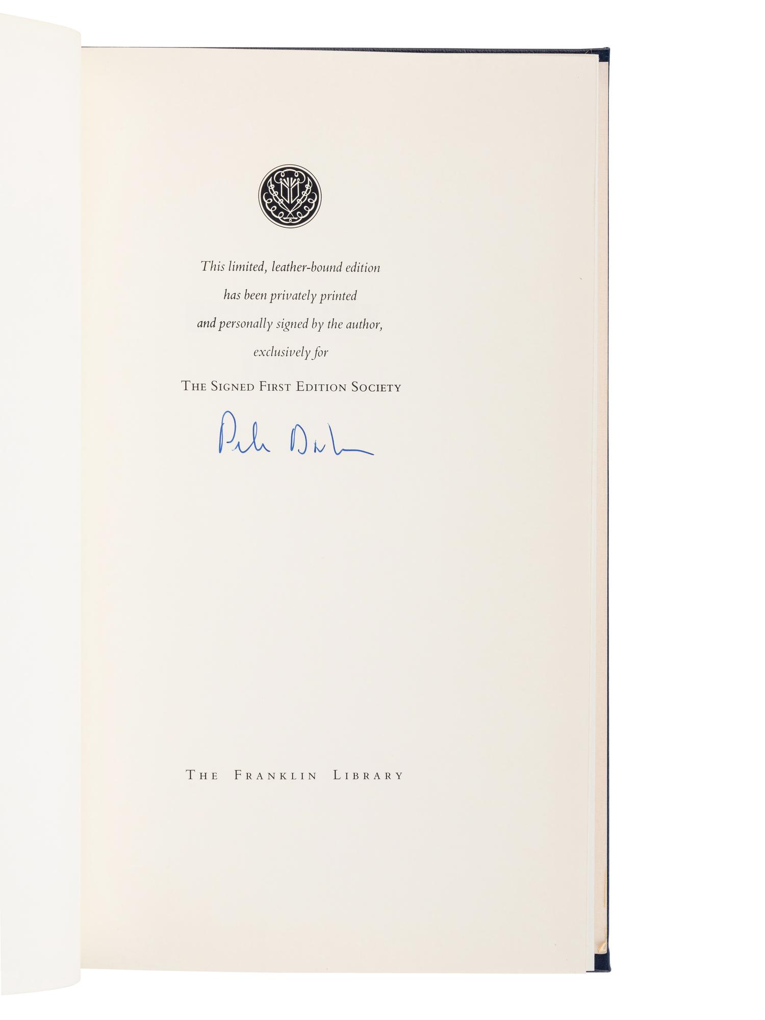 [LITERATURE -- BINDINGS]. A group of 18 finely bound volumes from the Easton Press and Franklin Library, MOST SIGNED, comprising: