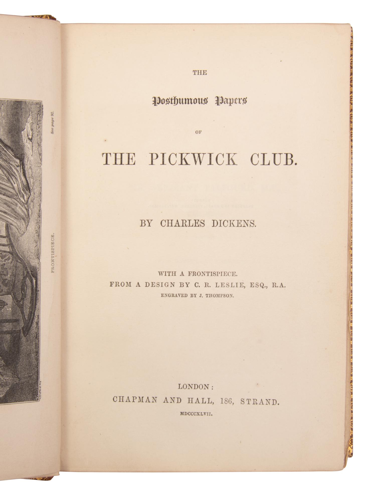[LITERATURE]. A group of 16 works in 20 volumes, in 19th and 20th-century leather bindings, including: