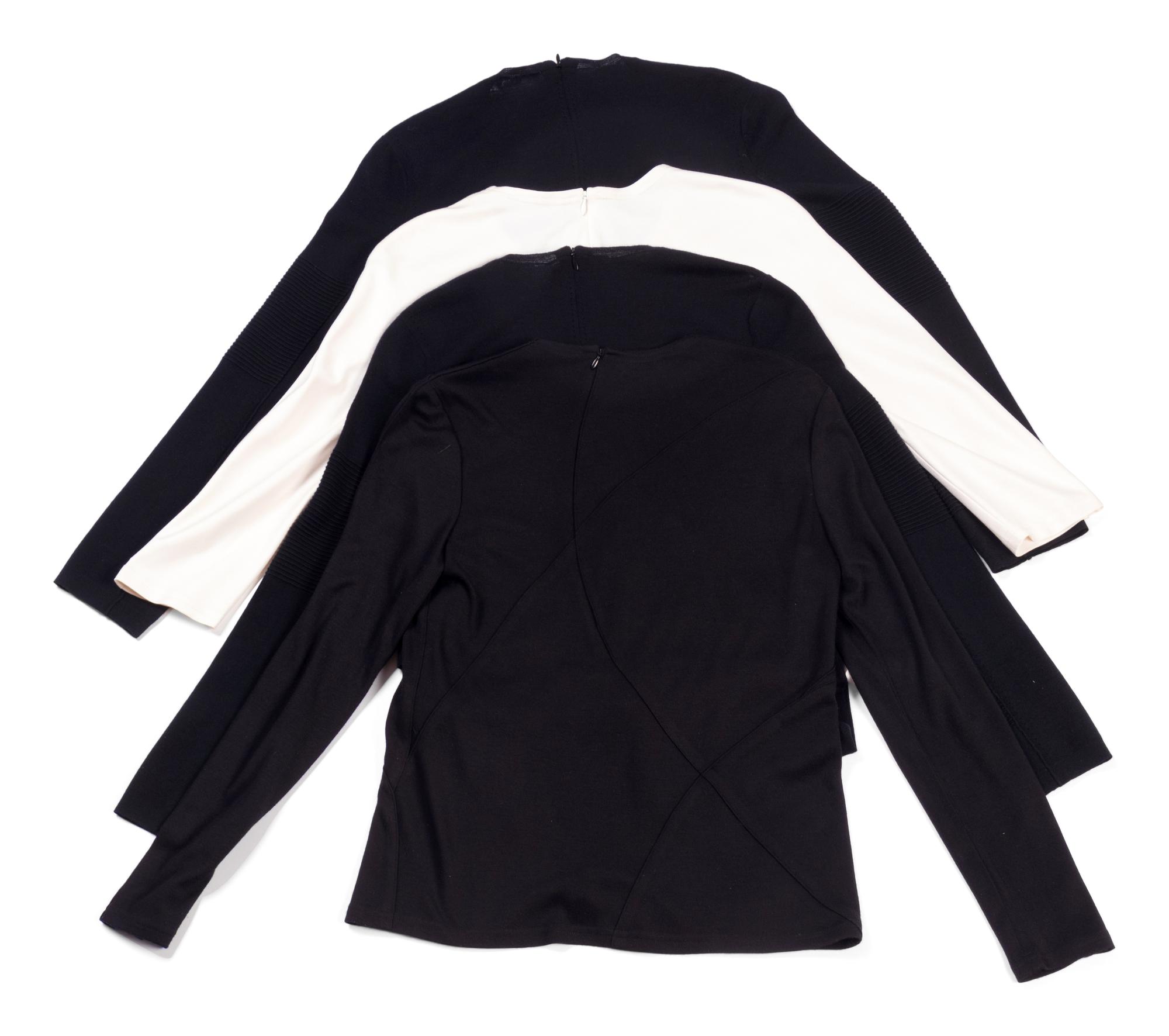 Four Ralph Rucci Knit Tops