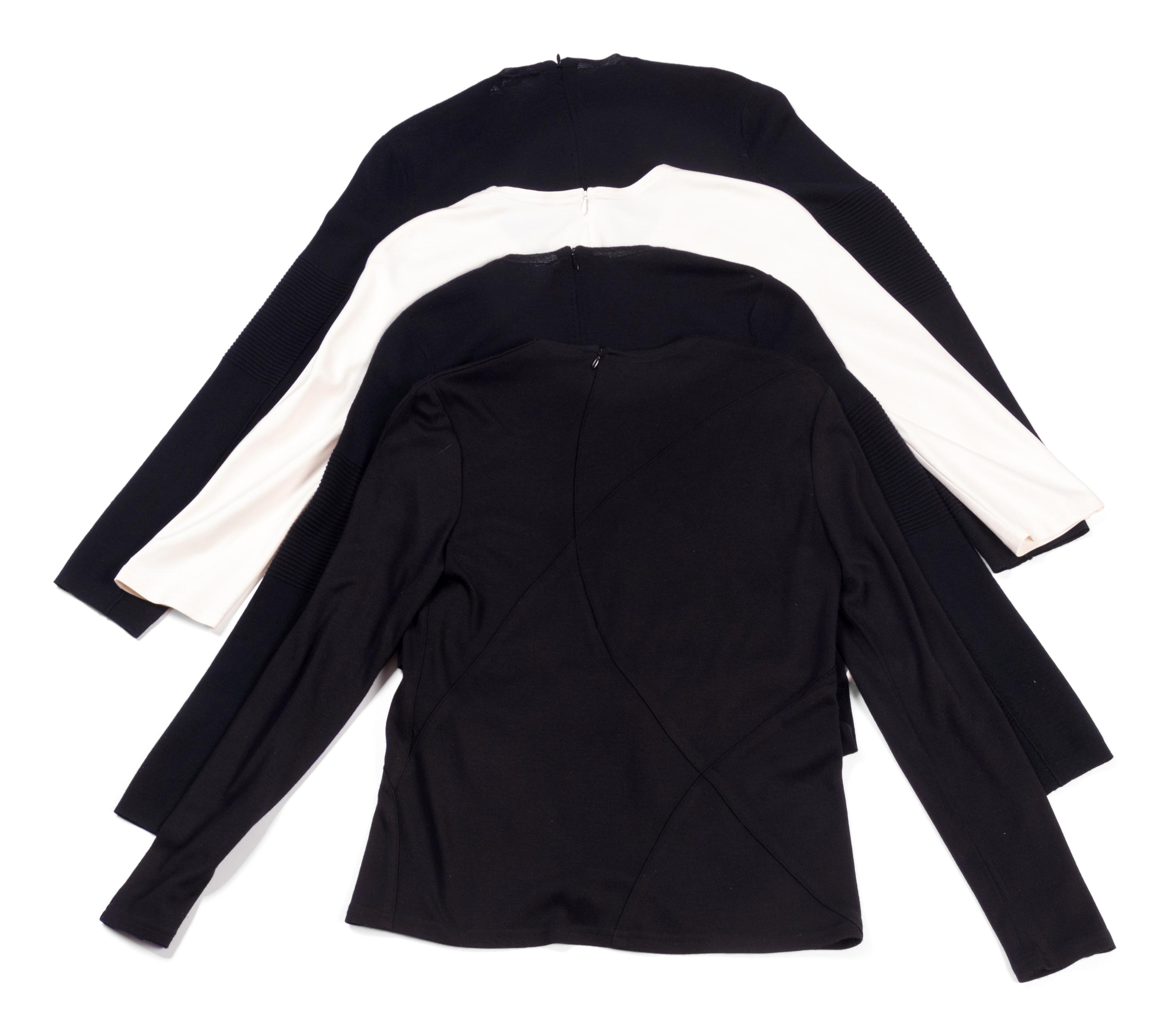 Four Ralph Rucci Knit Tops