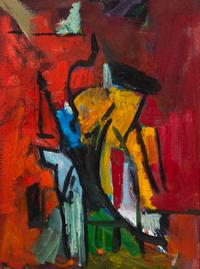 Paul Burlin, (American, 1886-1969), Untitled