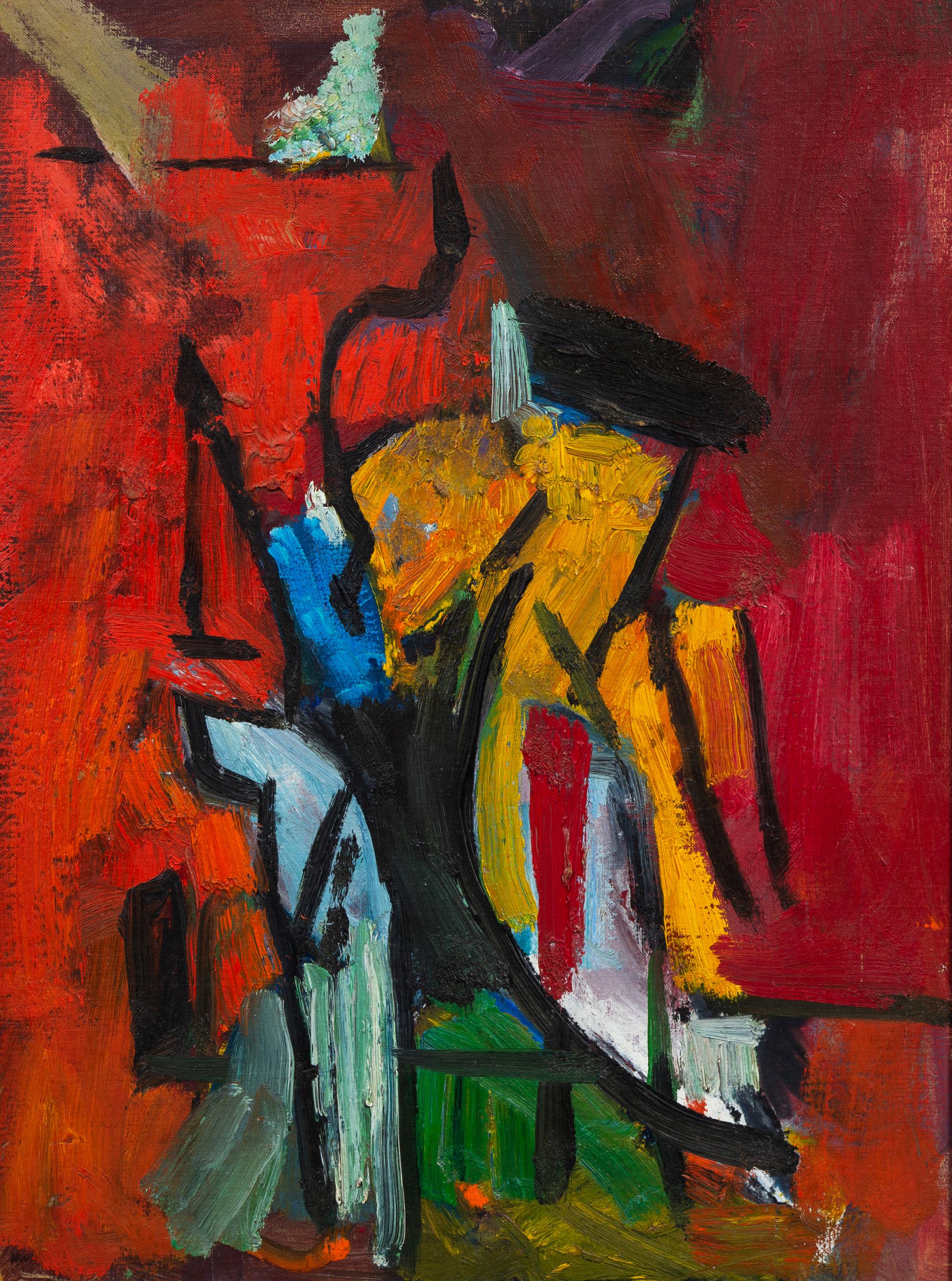 Paul Burlin, (American, 1886-1969), Untitled