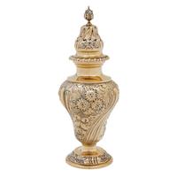 An Edwardian Silver-Gilt Sugar Caster