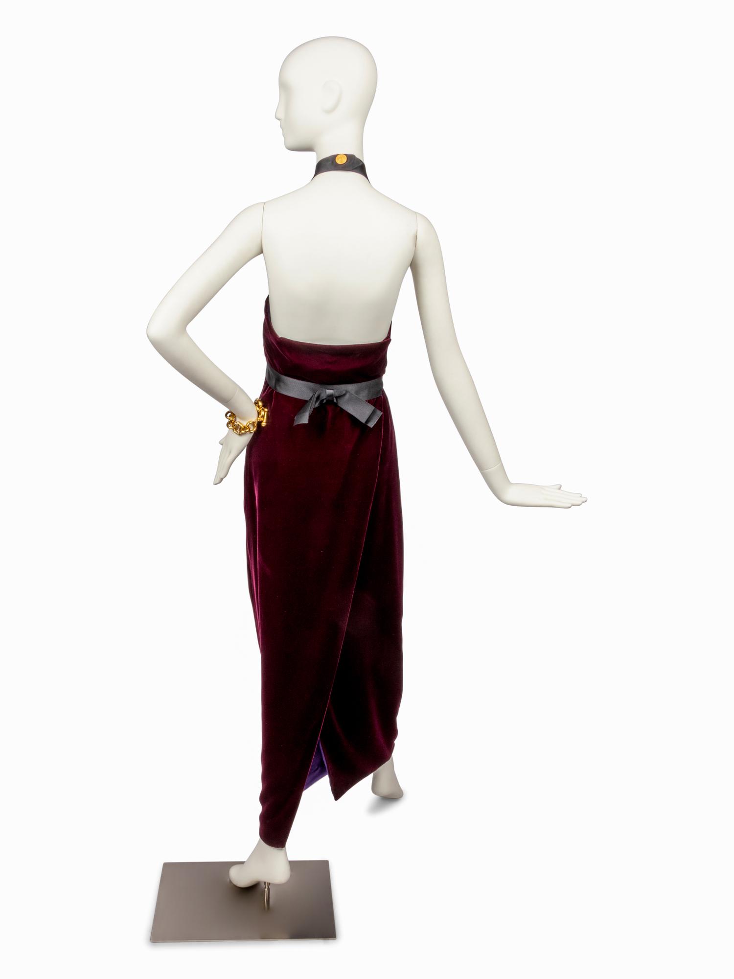 Chanel Velvet Evening Gown, 1980-90s