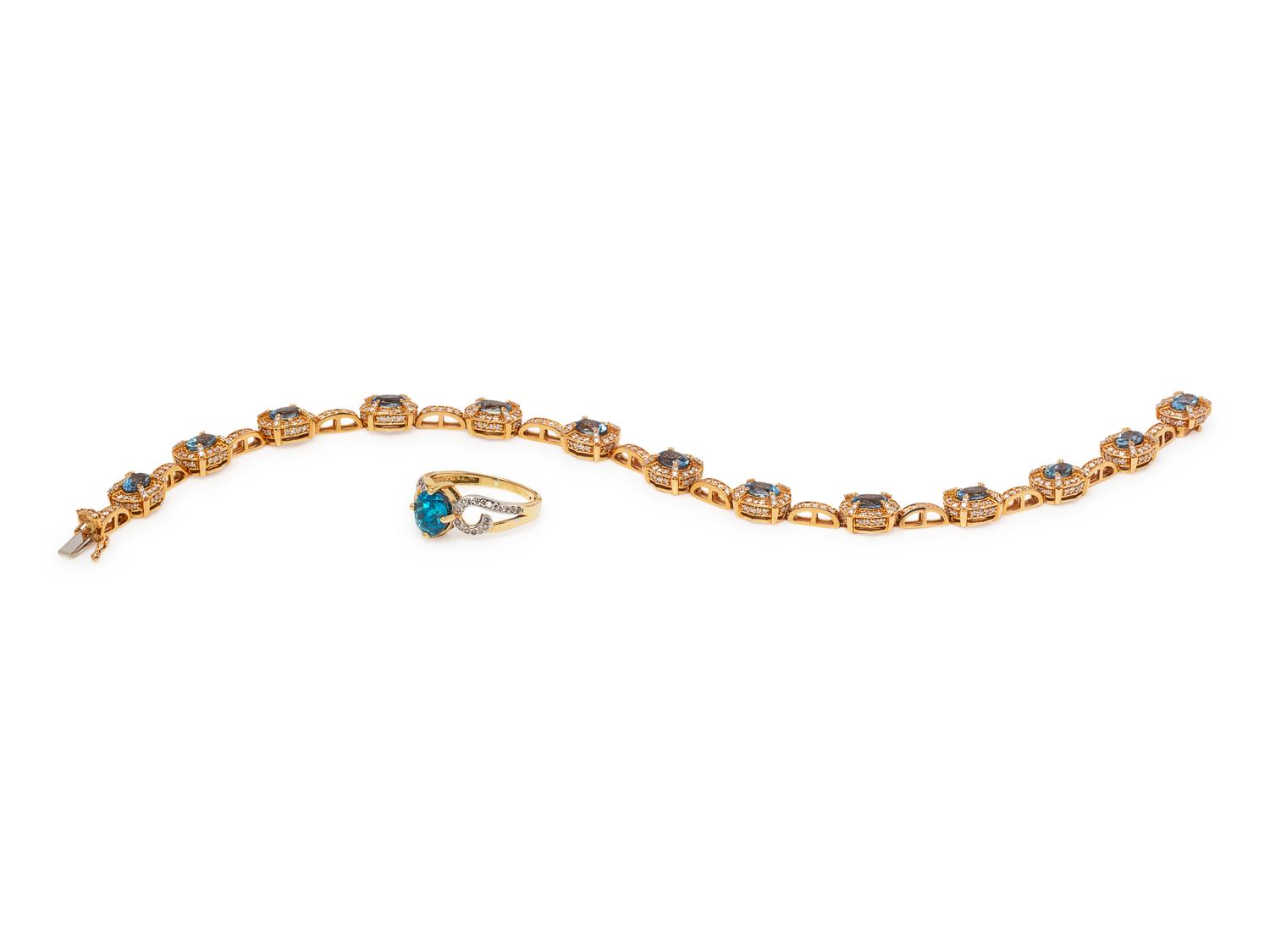 A Collection of Gold, Gemstone and Diamond Jewelry,