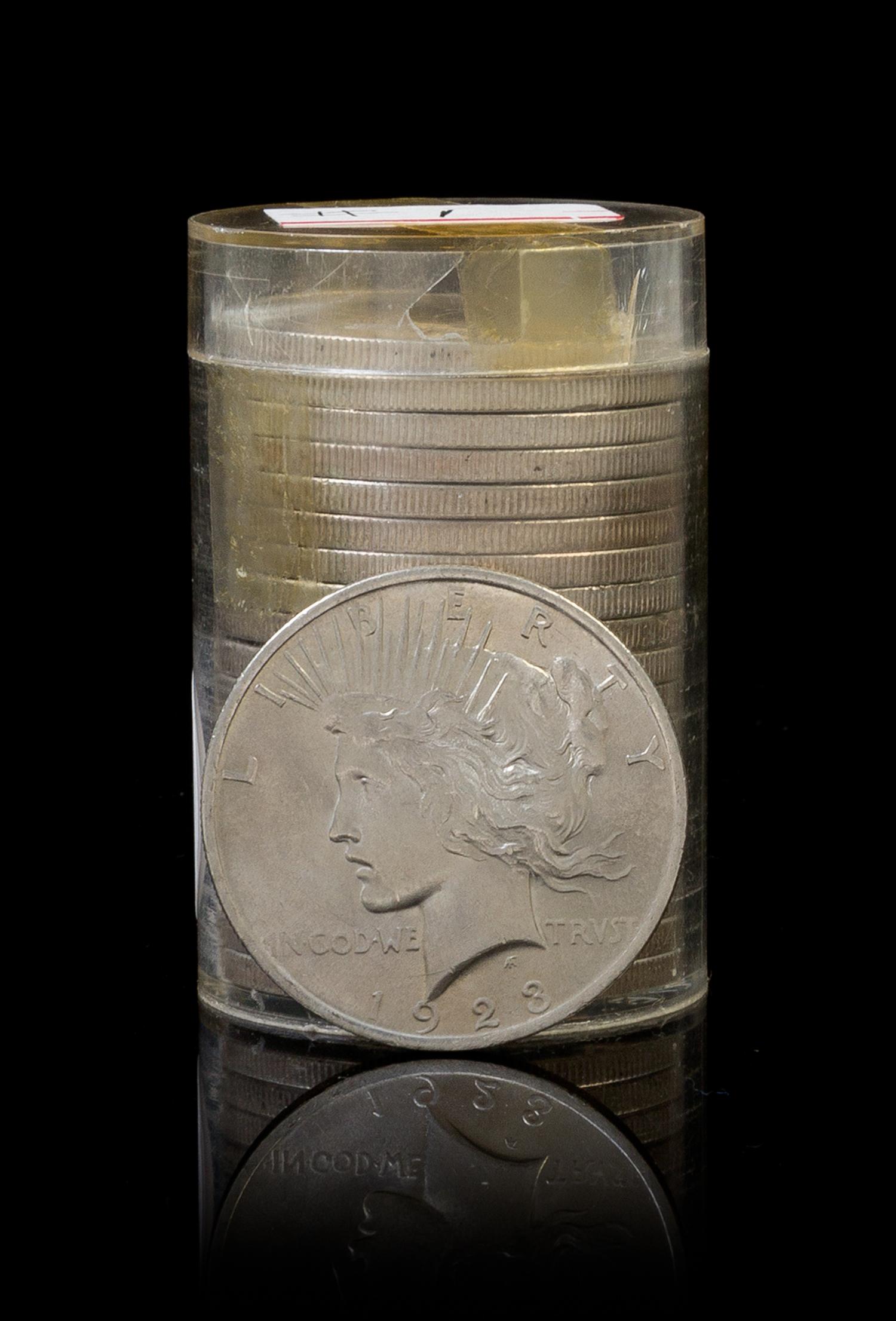 A Group of Twenty United States 1923 Peace Silver Dollars