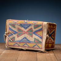 Sioux Painted Parfleche Box