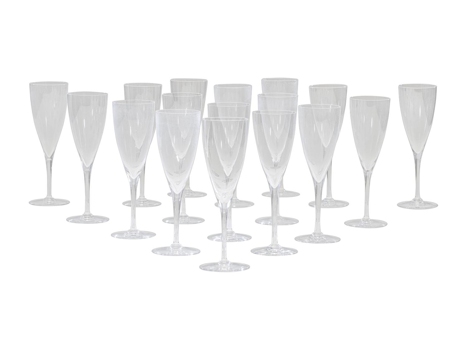 Seventeen Baccarat Angers Pattern Water Goblets