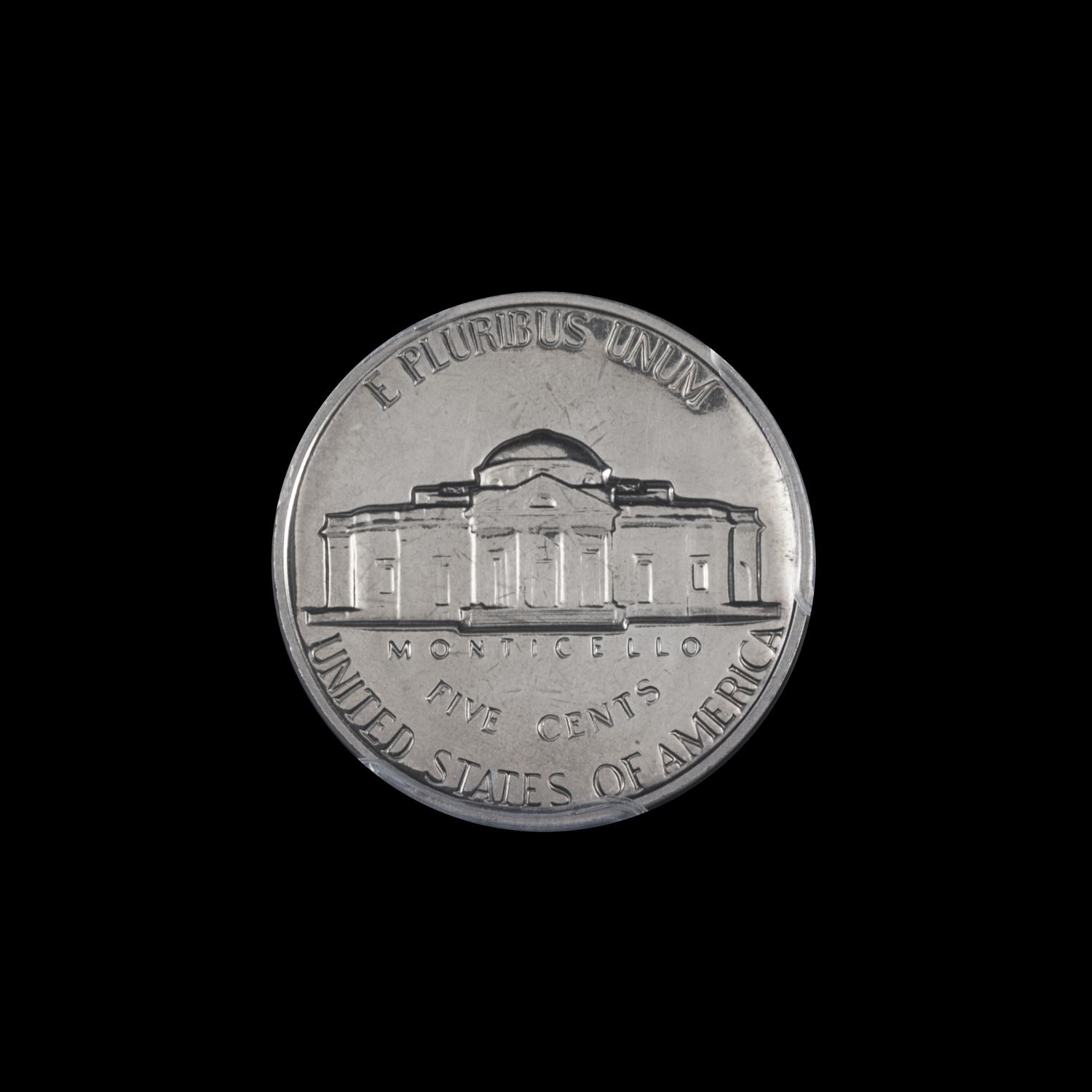 A United States 1969-S Jefferson 5c Proof Coin — PCGS GRADED PR68