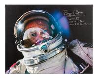 [SPACE EXPLORATION]. ALDRIN, Buzz (b. 1930). "Space Selfie" canvas print, signed by Buzz Aldrin. 12 November 1966.