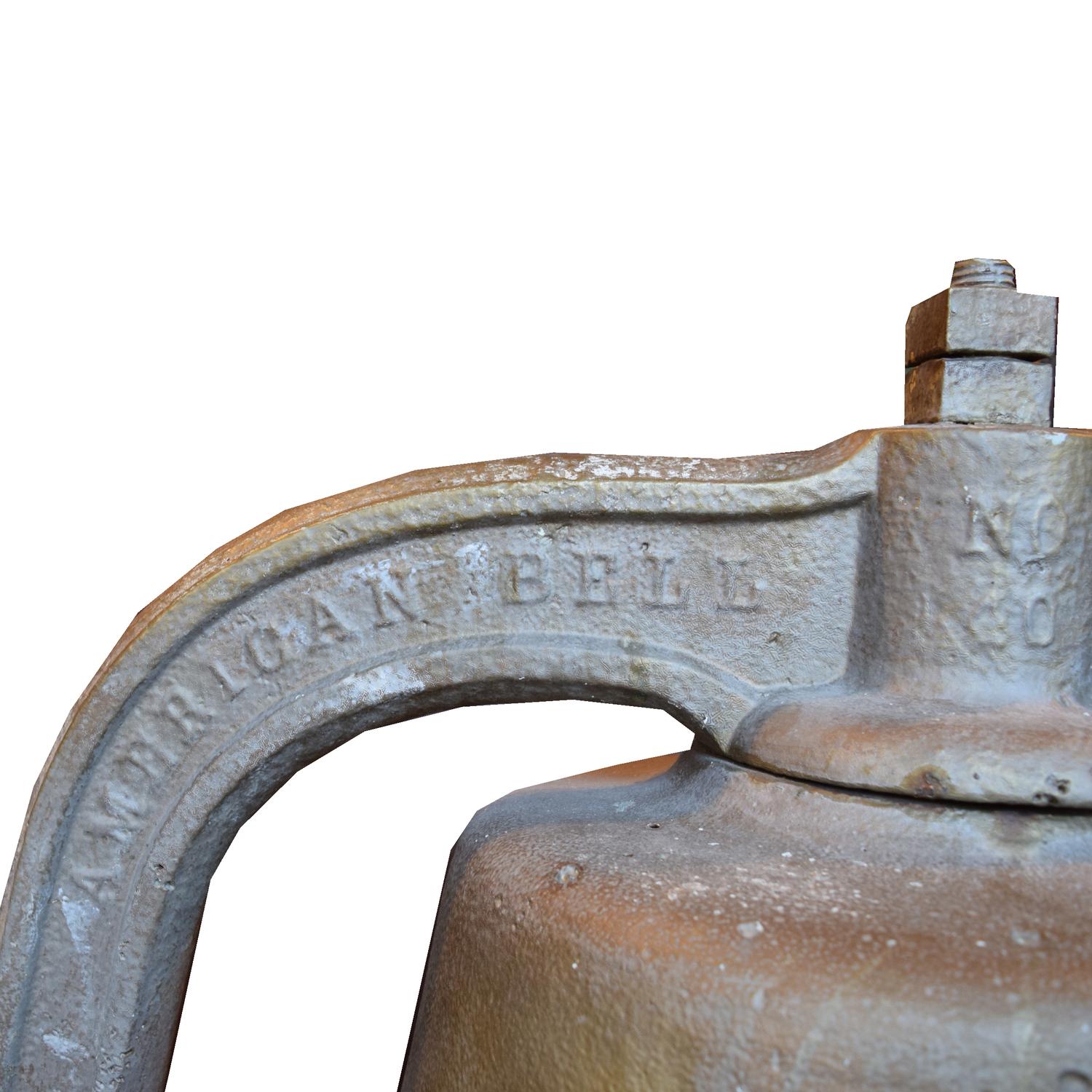A Cast Iron Bell 50" W x 42" D x 34" H — United States, Early 20th Century