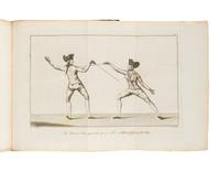 McARTHUR, John (1755-1840). The Army and Navy Gentleman's Companion; or a New and Complete Treatise on the Theory and Practice of Fencing . London: for J. Murray, 1784.