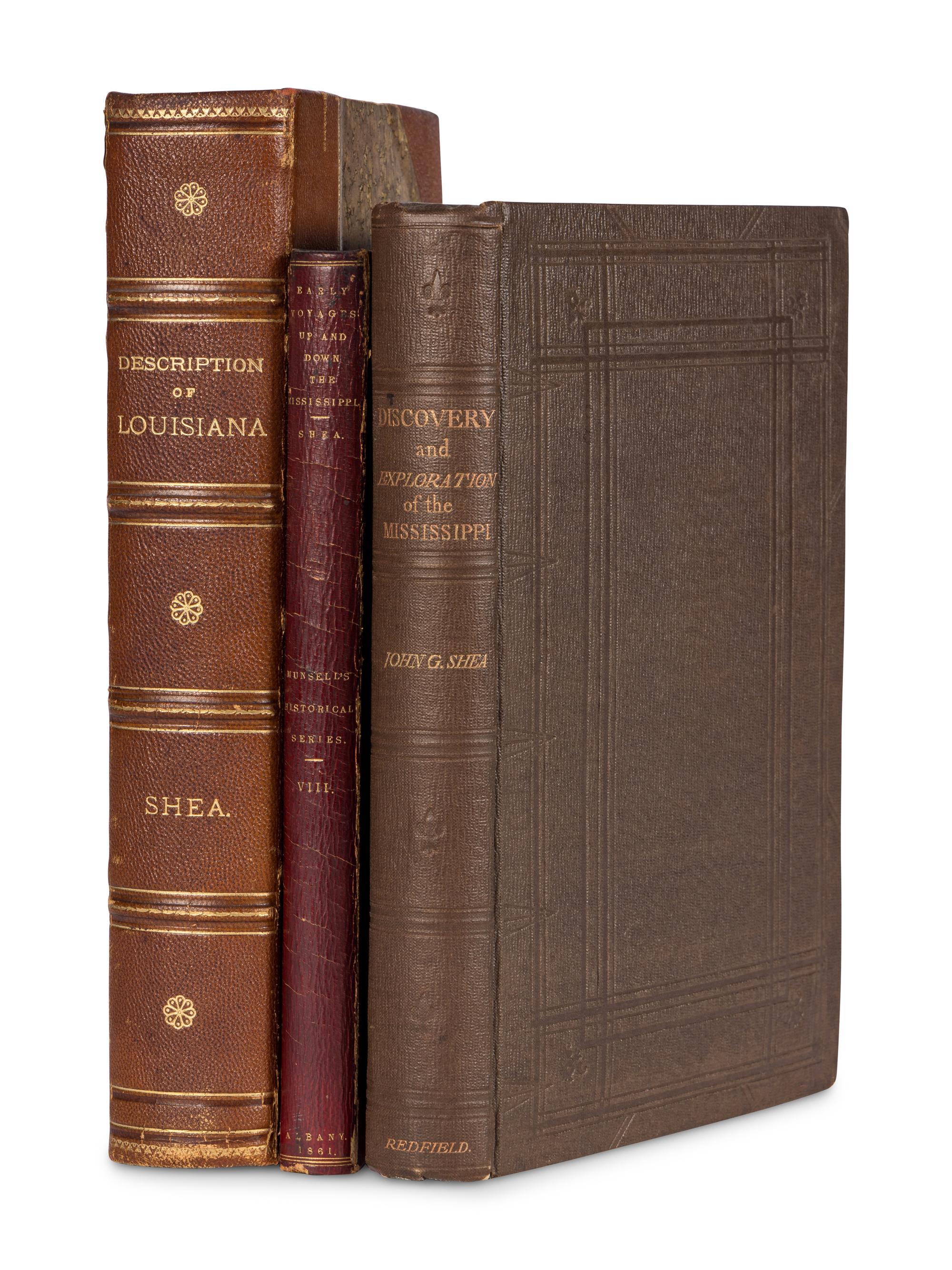 SHEA, John Gilmary (1824-1892). Discovery and Exploration of the Mississippi Valley . New York: Redfield, 1852.