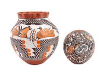 Polychrome Pottery Jars