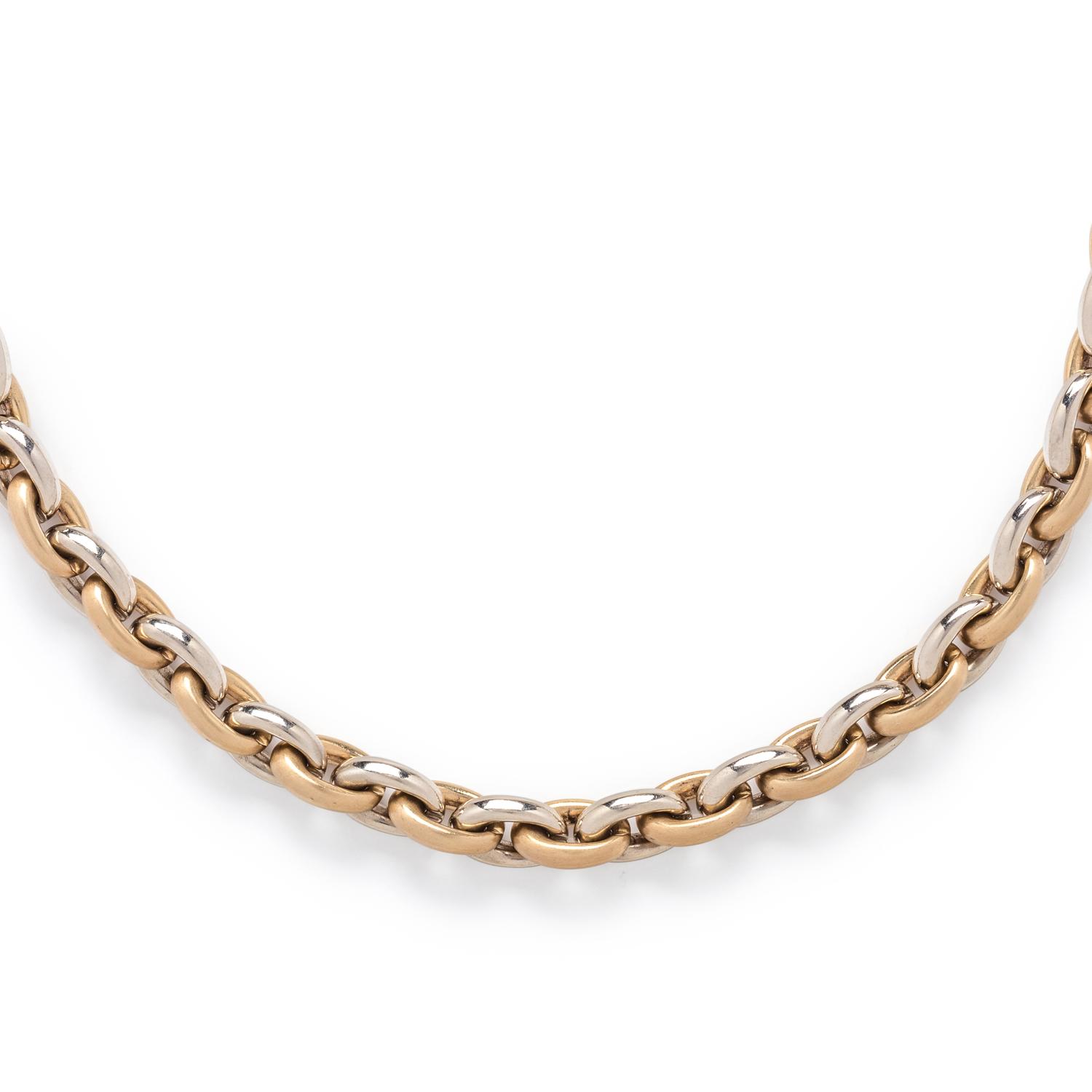 BICOLOR GOLD NECKLACE