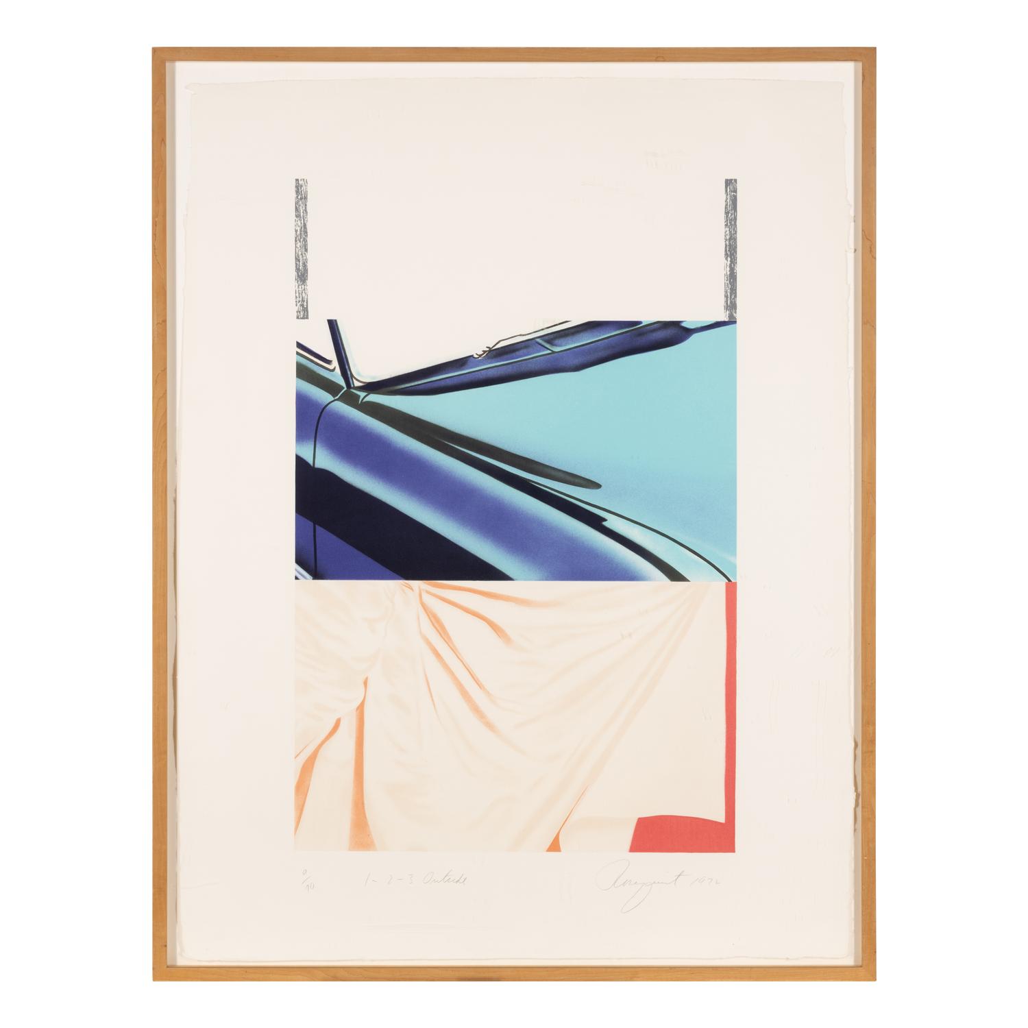 James Rosenquist (American, 1933-2017) — 1-2-3 Outside, 1972