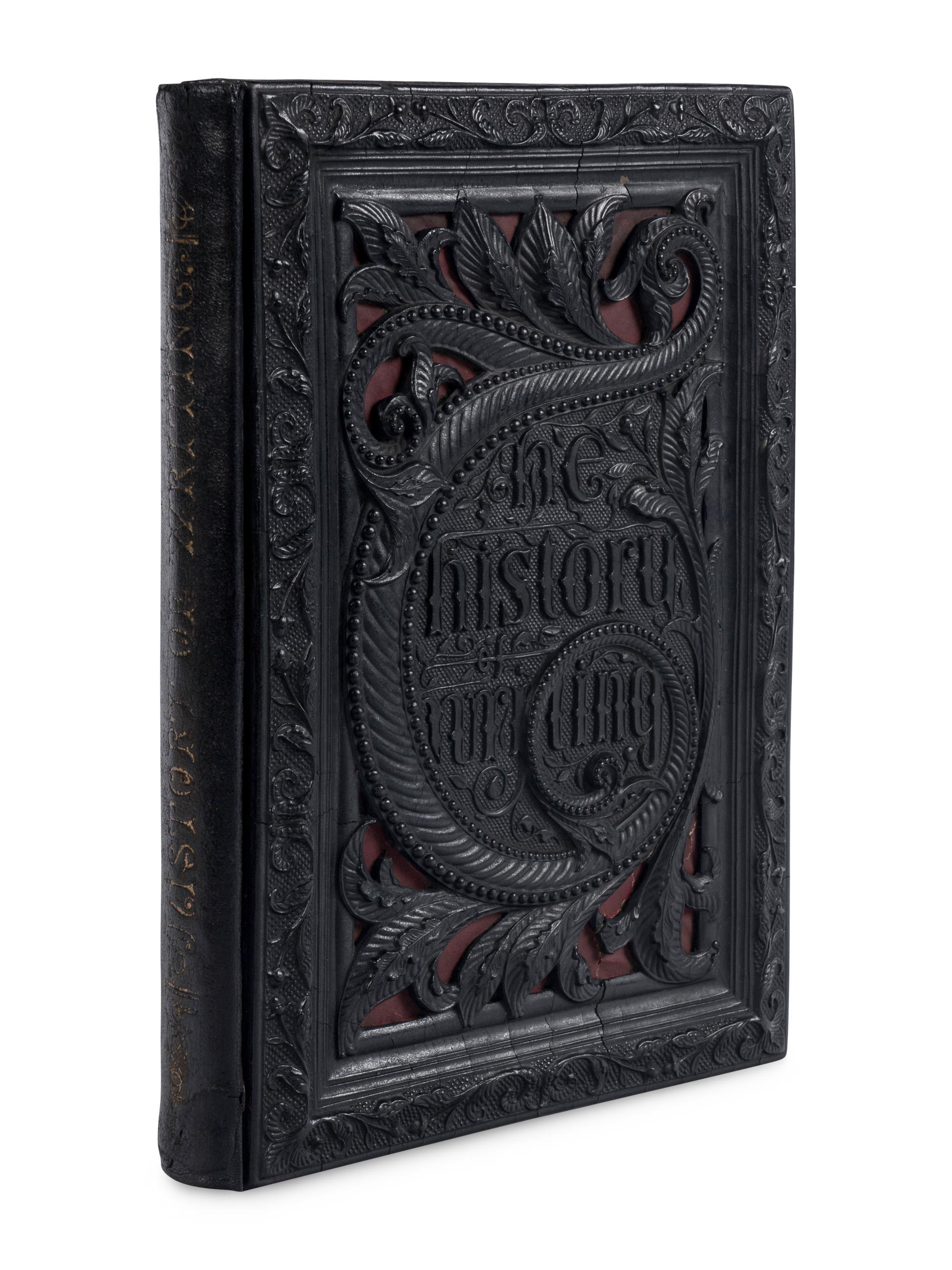 [BINDING - VICTORIAN]. HUMPHREYS, Henry Noel (1810-1879). The Origin and Progress of the Art of Writing. London: Day & Son, 1855.