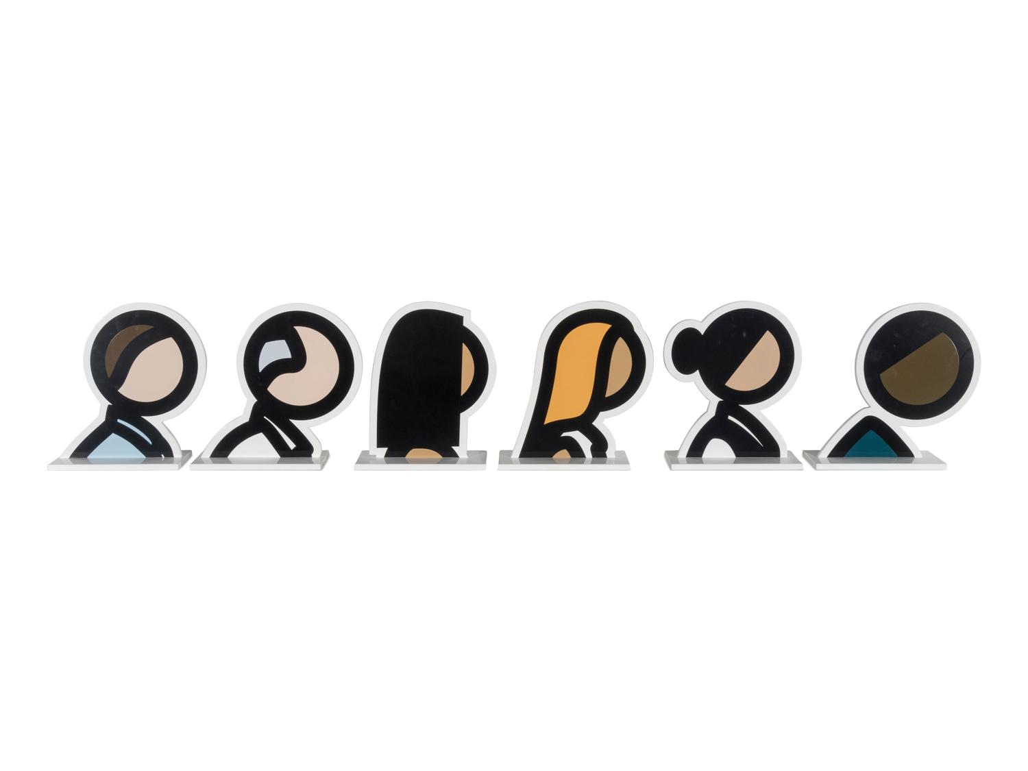 Heads (the complete set of six), 2017
