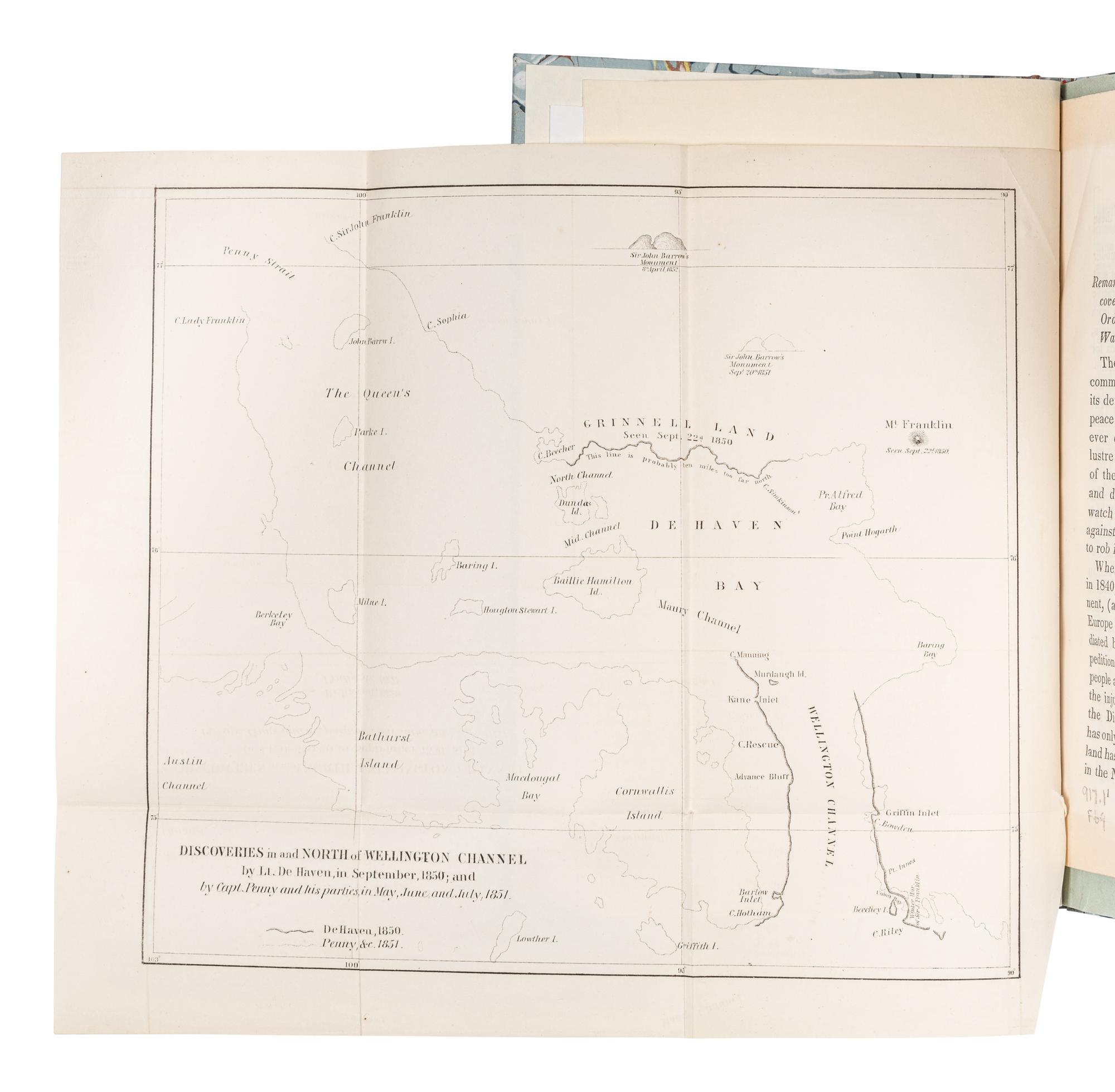 [GRINNELL EXPEDITIONS (1850-1855)]. A group of 5 works about the First and Second Grinnell Expeditions, comprising: